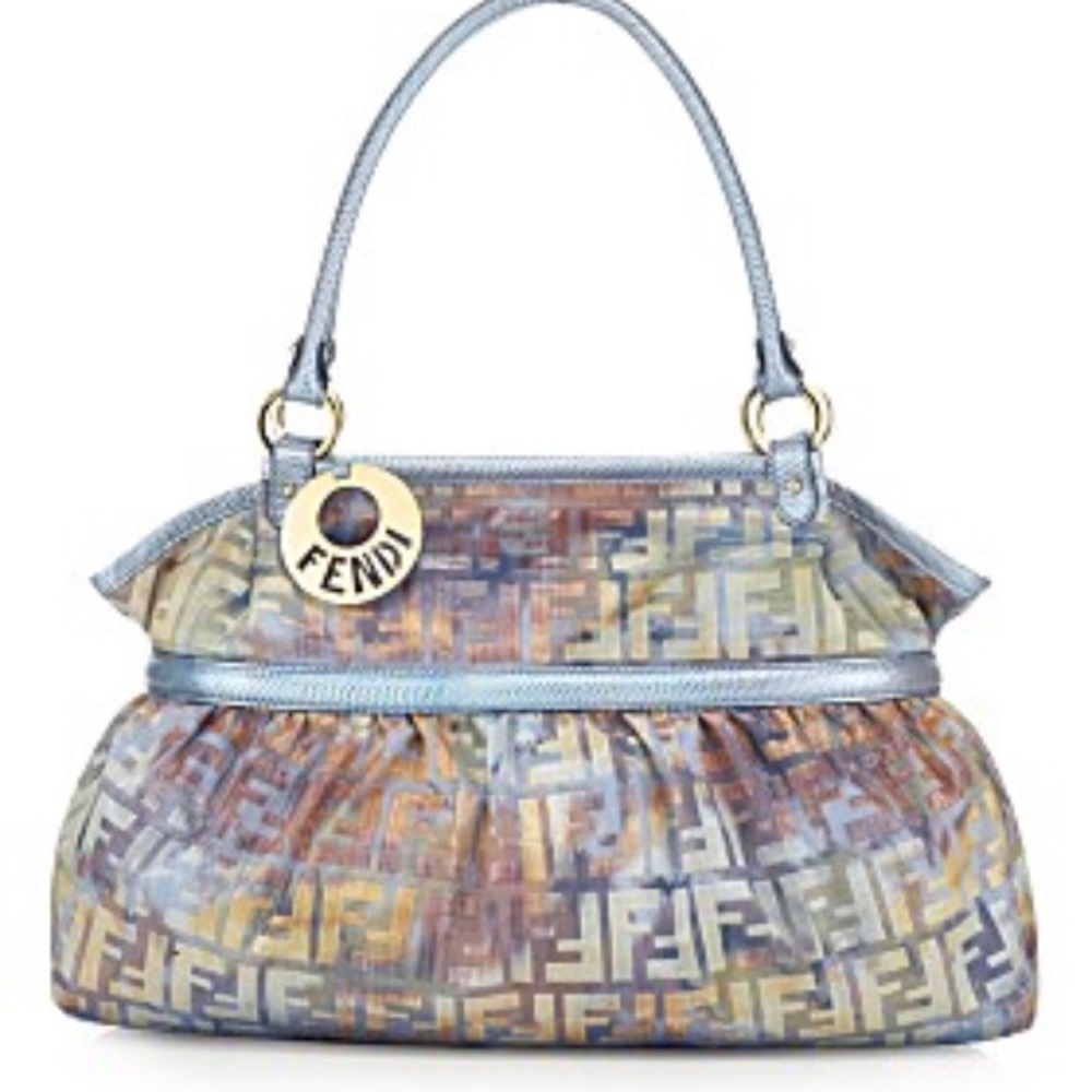 RARE Fendi Zucca Jacquard Giant Chef Bag